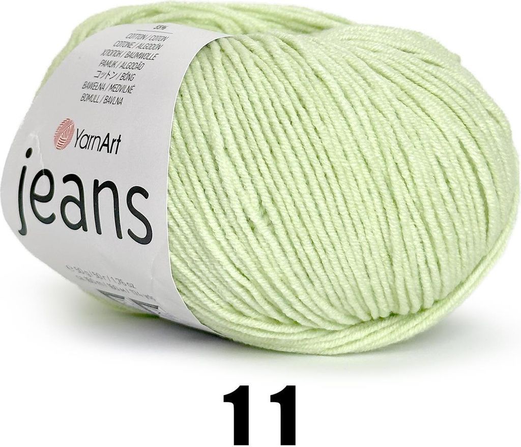 YarnArt Jeans (50g/160M) 11 pistazie Produktbild 