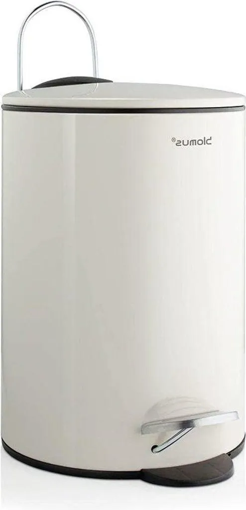 Poubelle en acier 3 litres Smart-Close avec couvercle à fermeture lente