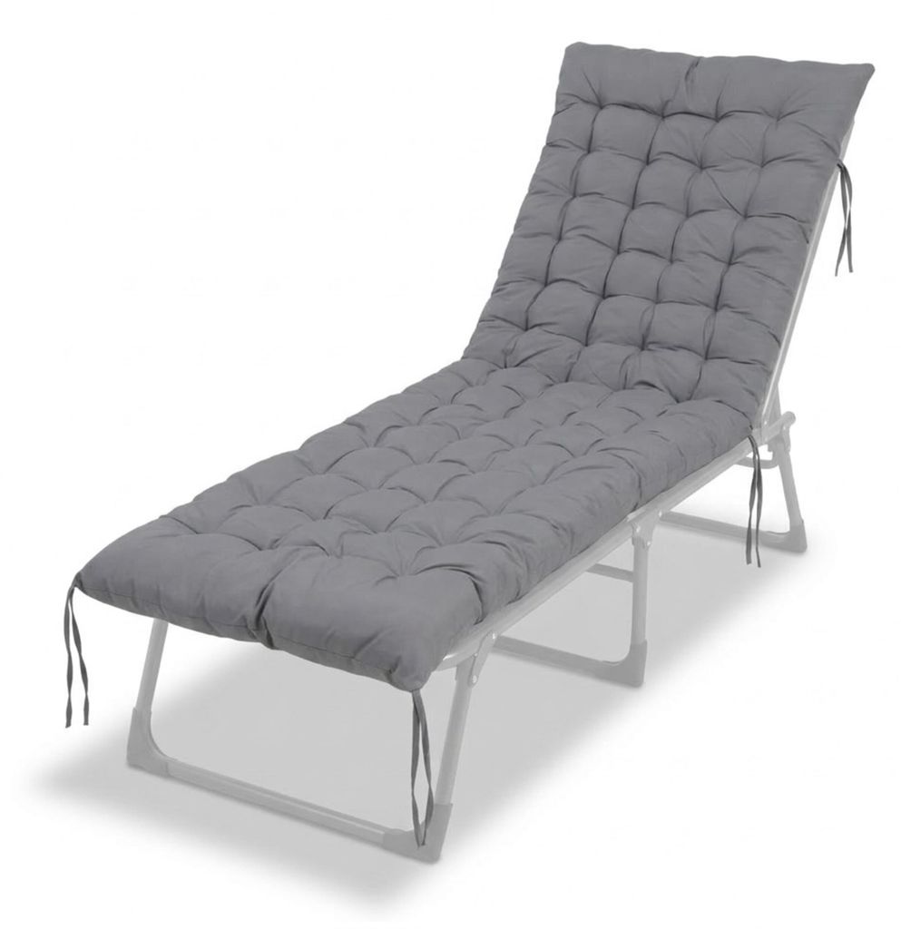 Relaxdays Bankauflage, 190x70 cm, gepolstert, gesteppt, mit Produktbild 