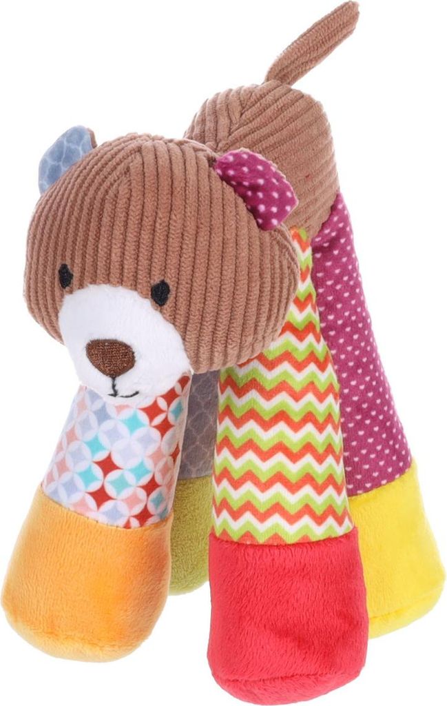 Flamingo Hundespielzeug Nilak Hund mit Squeaker hellbraun