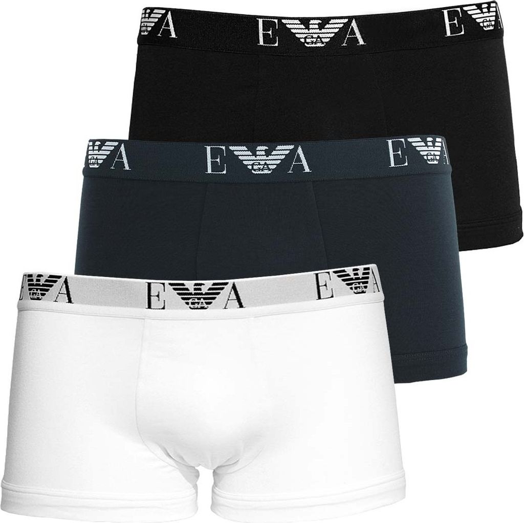 EMPORIO ARMANI 3er Pack Herren Trunk Fb. Mehrfarbig Gr.L
