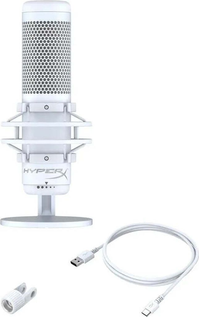 Stojanový mikrofon HyperX QuadCast S, bílý Obrázek produktu 5