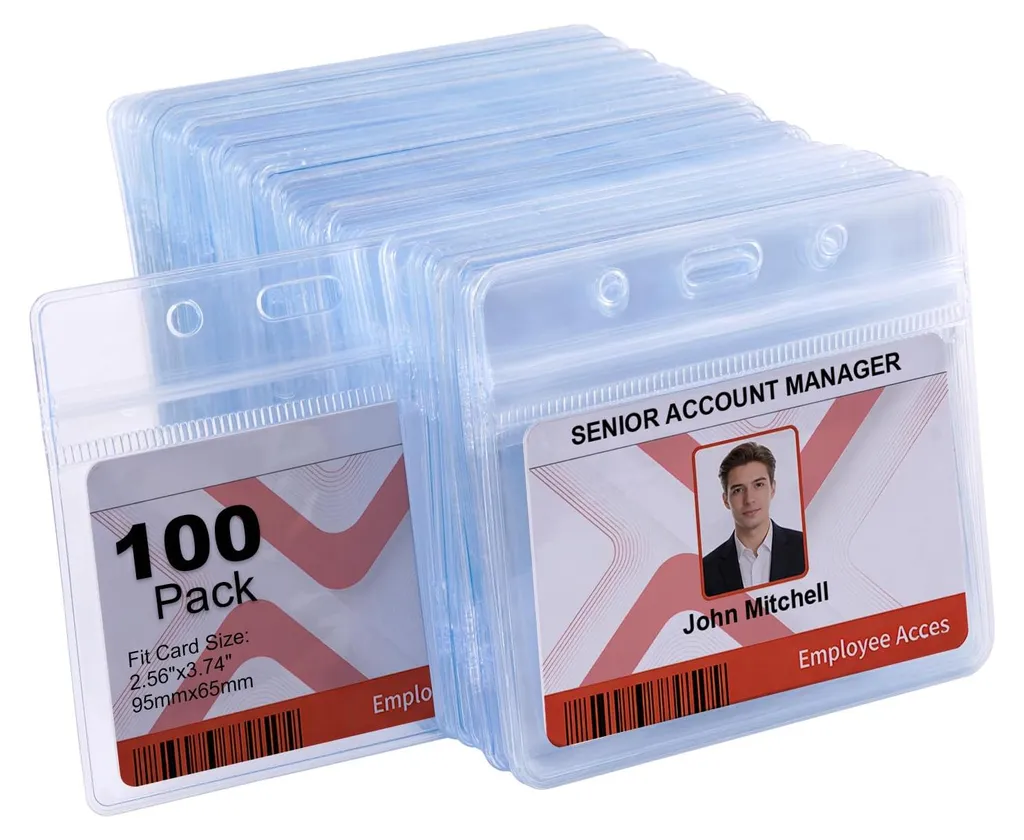Pochettes de Protection contre l'Usure pour Cartes d'Identité en PVC