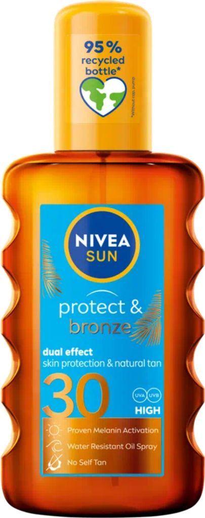 Nivea Sun Protect Bronze Natural Tanning Oil SPF 30 200ml