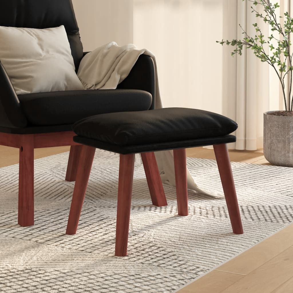 Fußhocker Schwarz 45x29,5x39 cm Kunstleder , | Kaufland.de