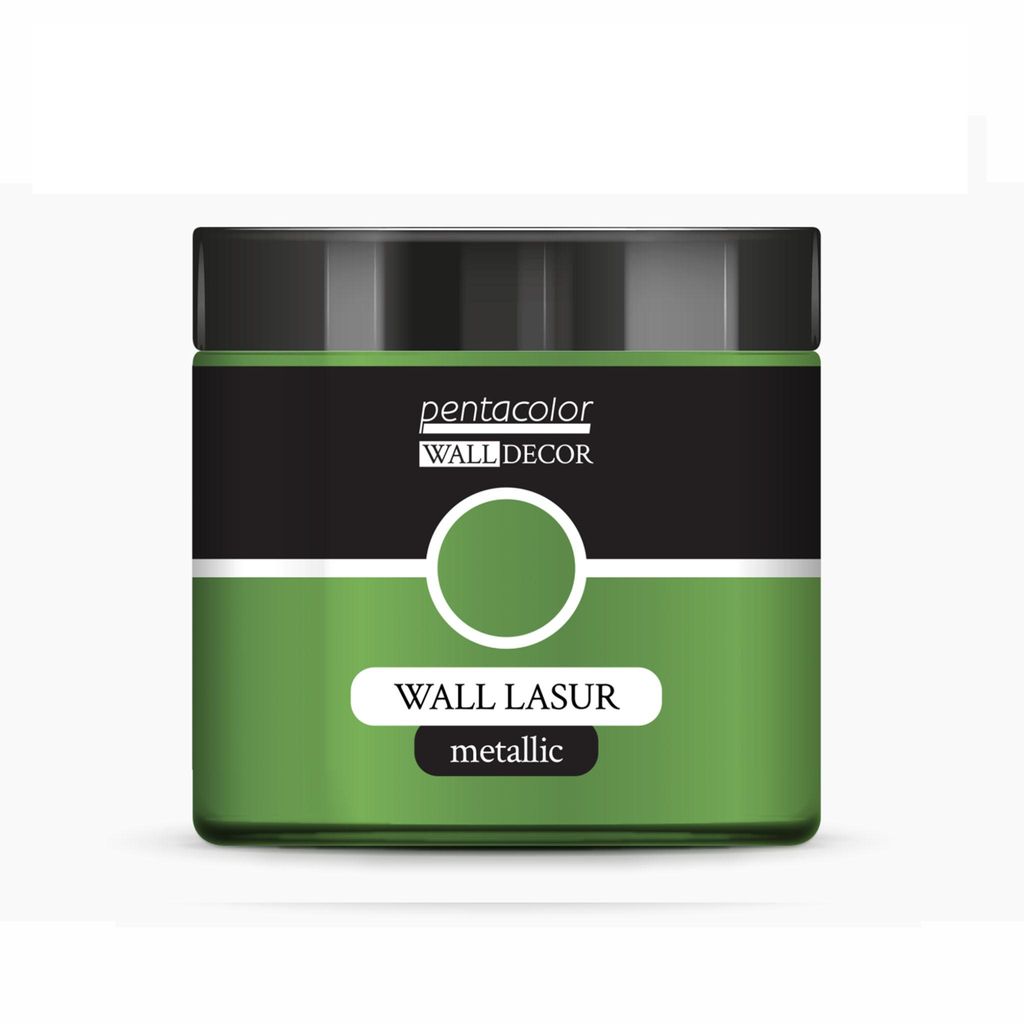 PENTART Wandlasur, Metallic, 500 ml, Grün-Gold