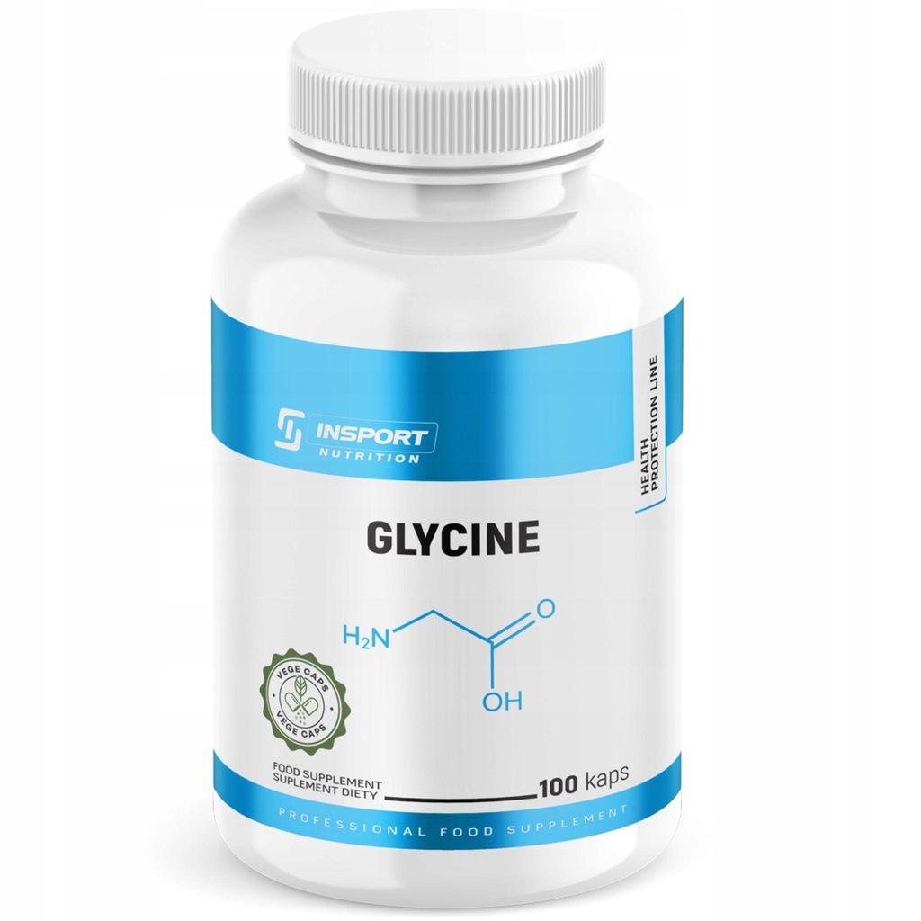 L-Glycin 100 Kapseln | 900 mg pro Tagesportion, 100% rein, ohne Zusätze