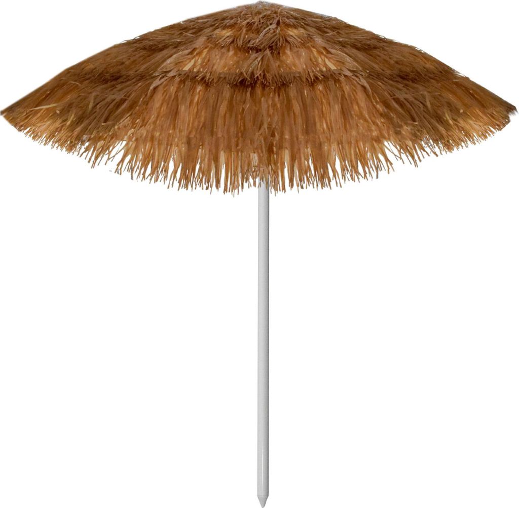 Linder Exclusiv Sonnenschirm, Strandschirm,UV-Schutz 30,Hawaii Braun