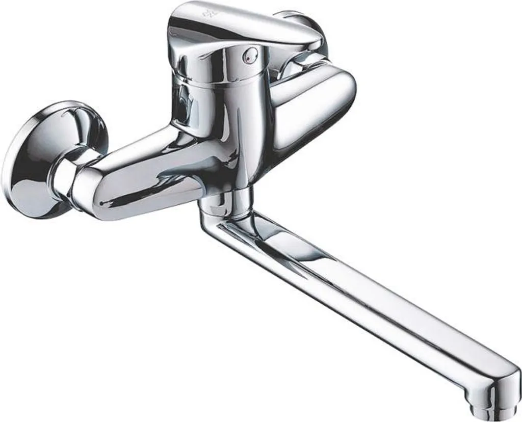 Robinetterie de cuisine murale pour grand évier AqvaBasic II 300mm