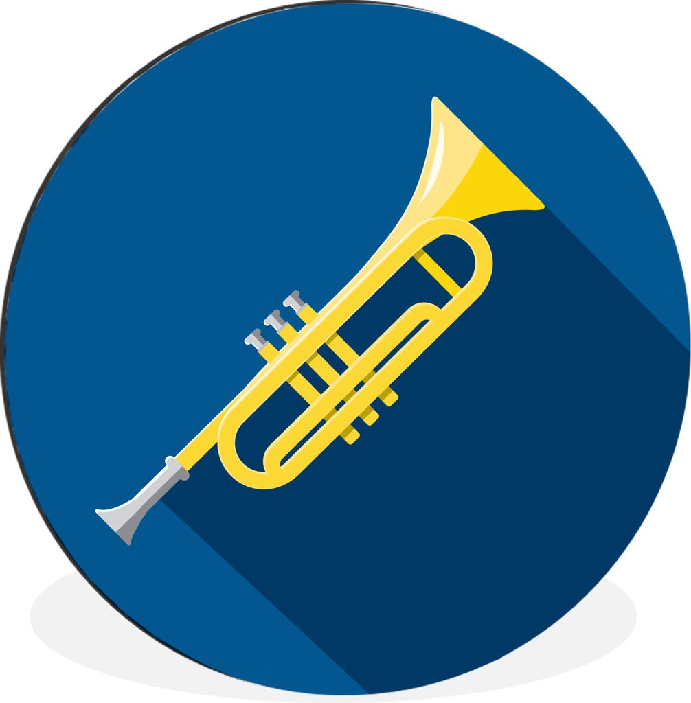 MuchoWow - Mauerkreis - Wandbilder - Runde Bild - Bild aus Aluminium - Schlafzimmer - Wohnzimmerdekoration - Wand Dekoration