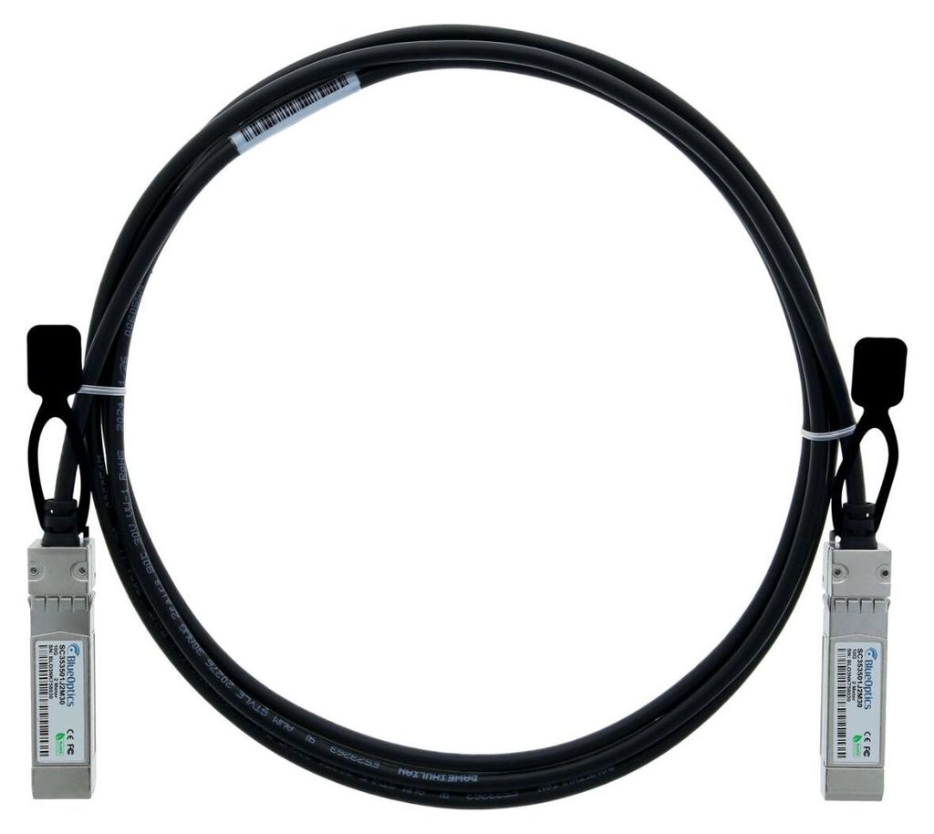 BlueOptics SP-CABLE-FS-SFP+3-BL, 3 meter, SFP+, SFP+, Productafbeelding 