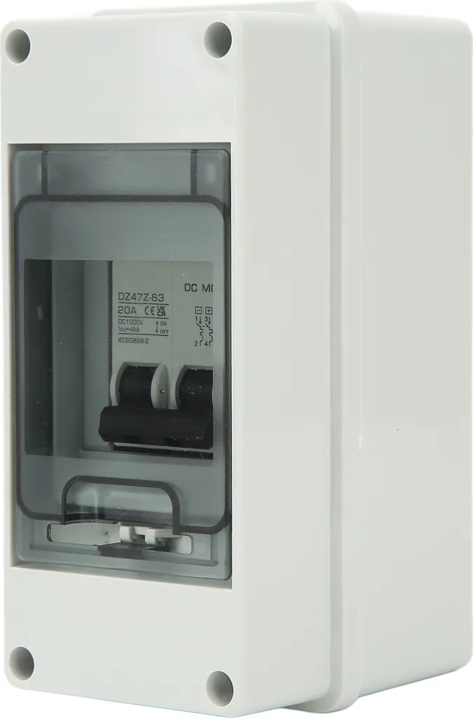Interruttore di Sicurezza DC 20A 1000V - Scatola IP65 per Casa