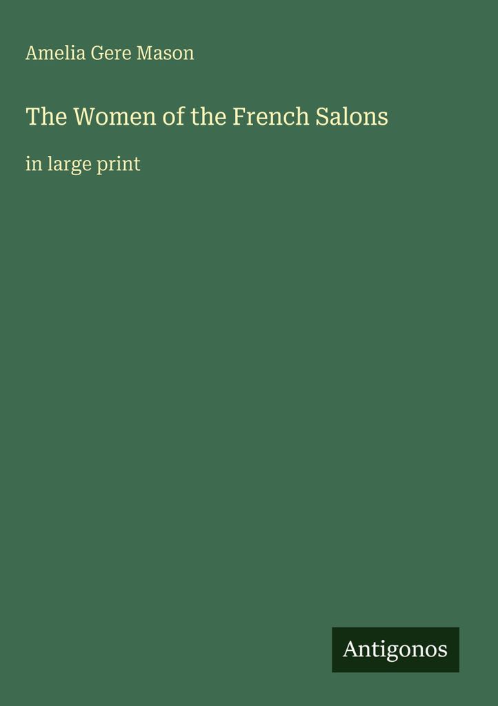 The Women of the French Salons
