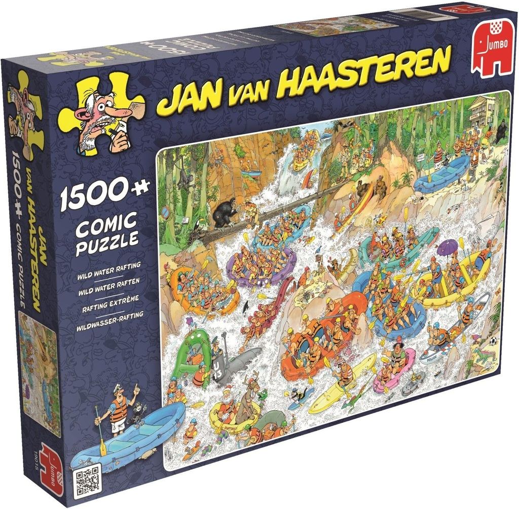 Jan van Haasteren - Wildwasserrafting - 1500 Teile Produktbild 