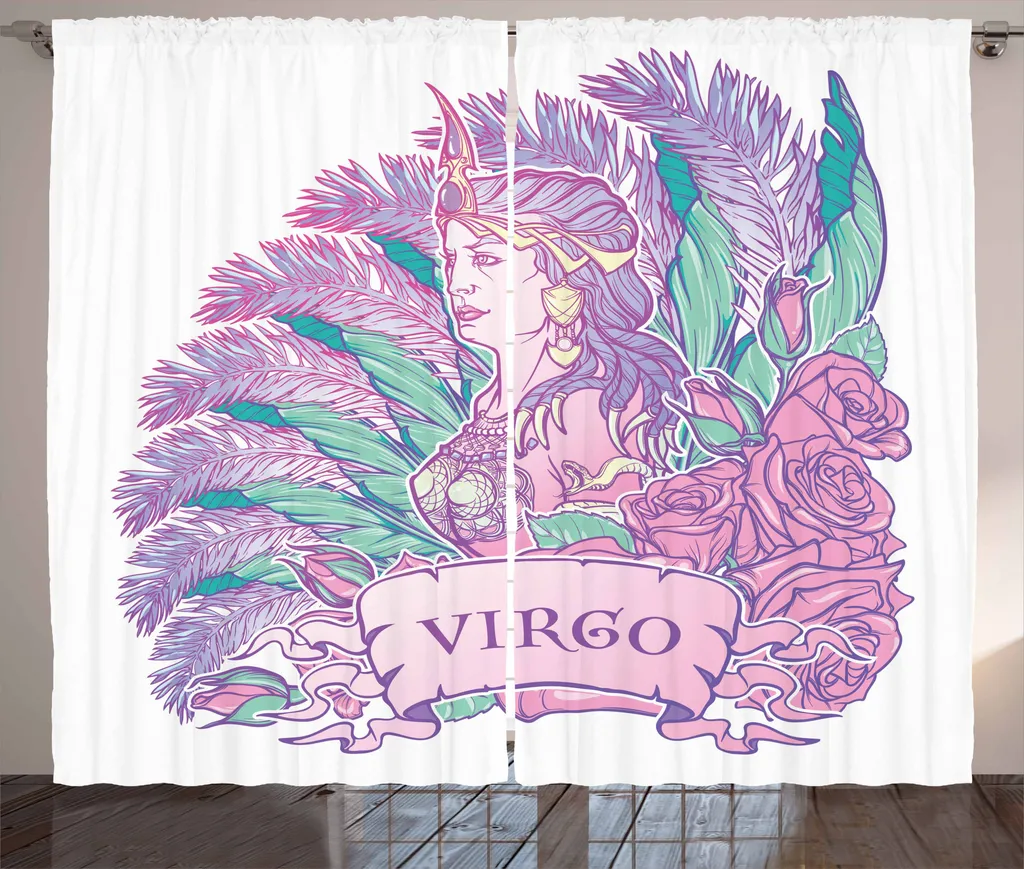 Tenda Vergine ABAKUHAUS 280x175 cm | Arredo Rustico Multicolore