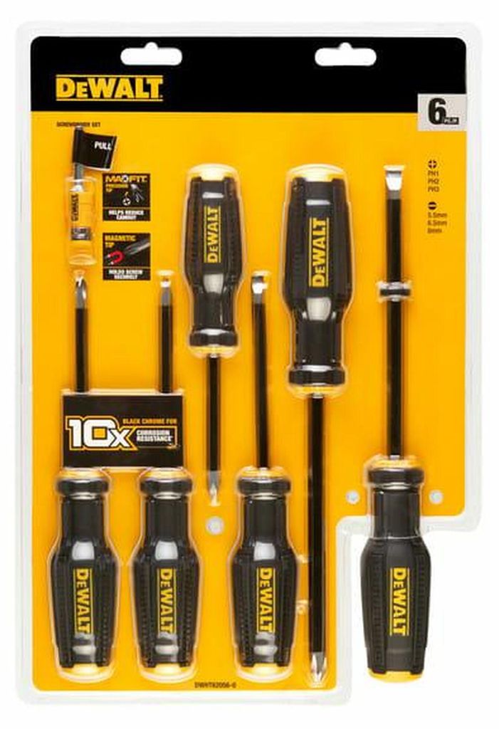 Schraubendreher-Set DEWALT FULLFIT 6-teilig DWHT62056-0