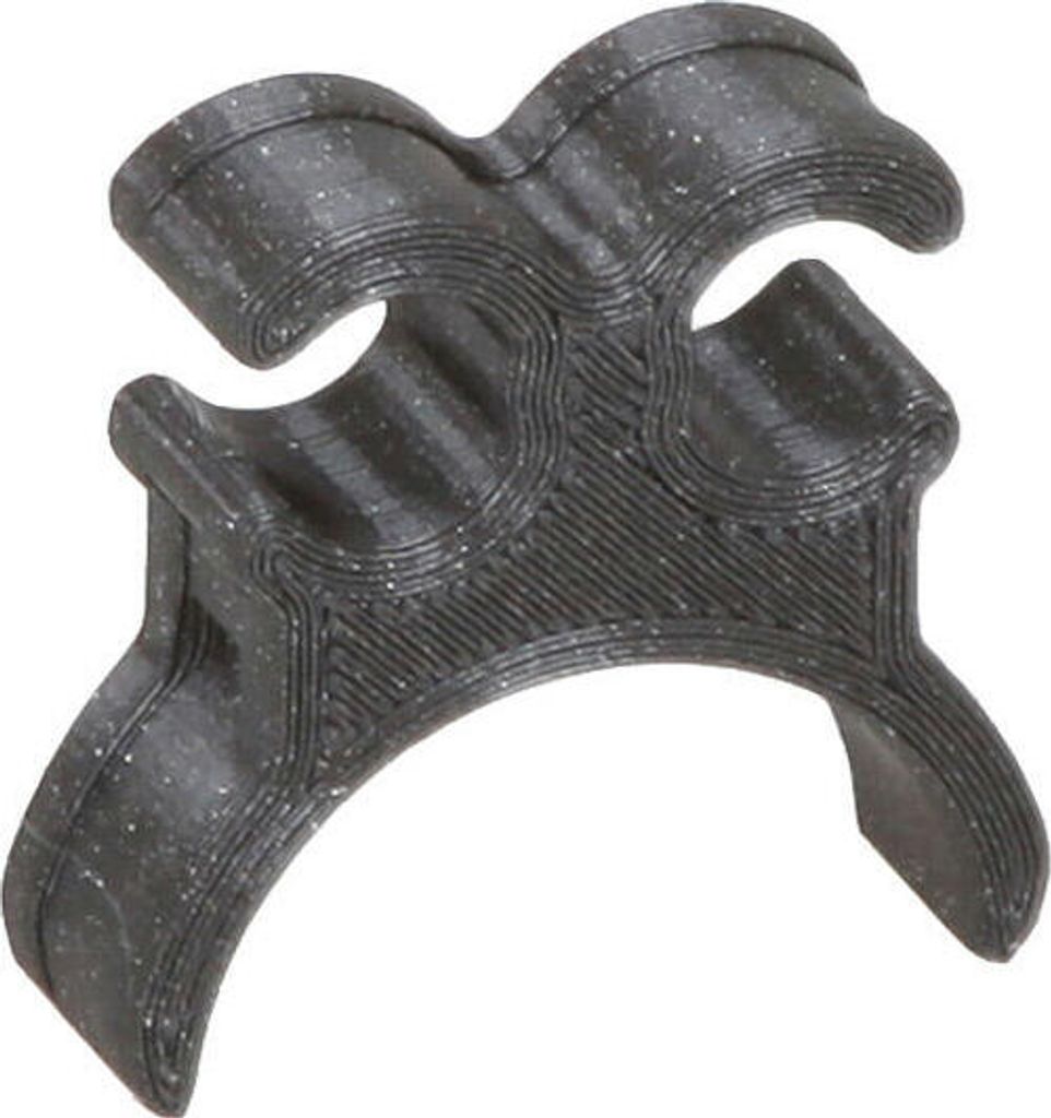 Halter Benzinleitung, für 28/30/32mm Rohrrahmen, Farbe:schwarz, Rahmendurchmesser:30mm