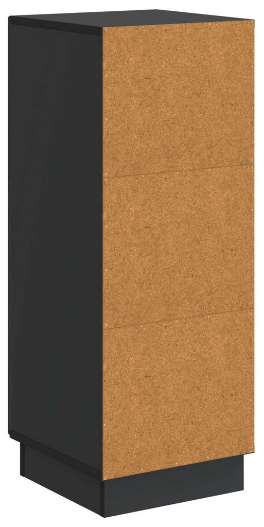 Maison Exclusive - Sideboard Schwarz 33 x 34,5 x 87 cm Holzwerkstoff