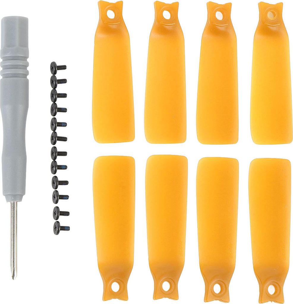 8PCS -Drohnen -Propeller niedrige Geräusche leichte Blätter für Flip Orange