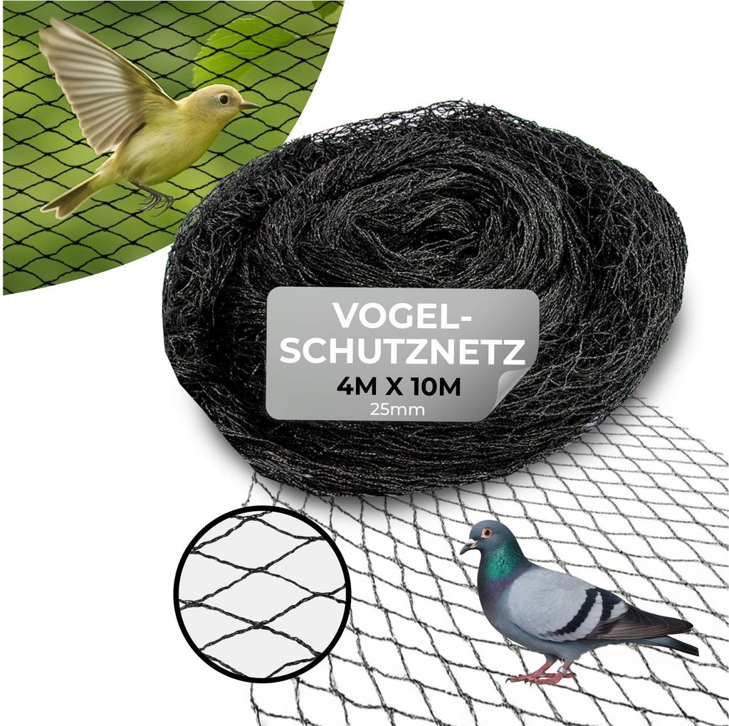 Netz Strend Pro, 2x10 m, Masche 18 mm, gegen Vögel, PE Produktbild 