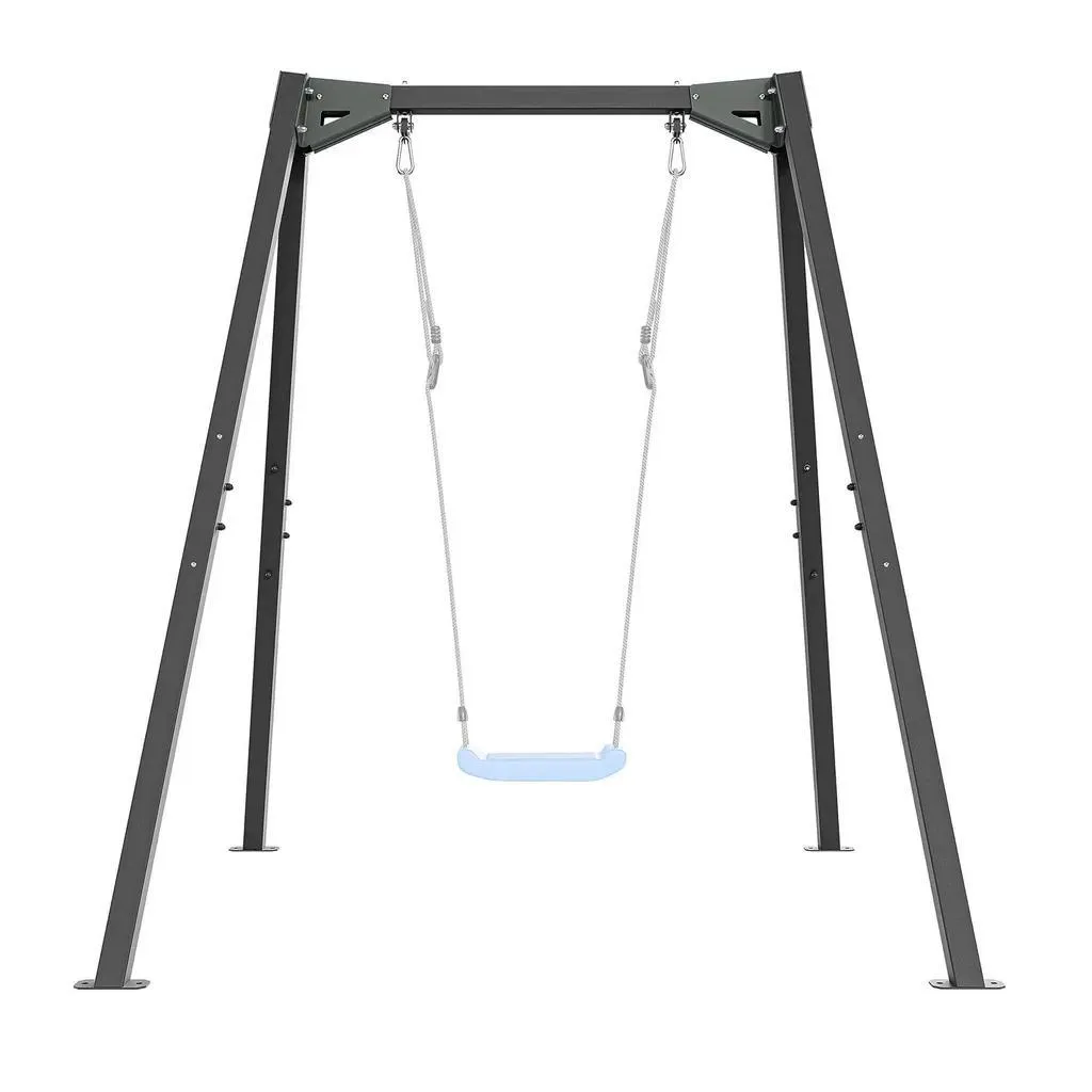 Balançoire simple pour petit jardin MO-012 avec support stabilisé