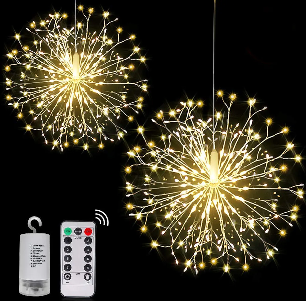 Décoration de Noël Lumineuse Blanc Chaud pour Sapin et Table de Fête