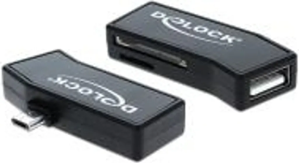 Delock 91730 Lecteur de Carte Micro USB OTG avec Port USB 2.0 Intégré