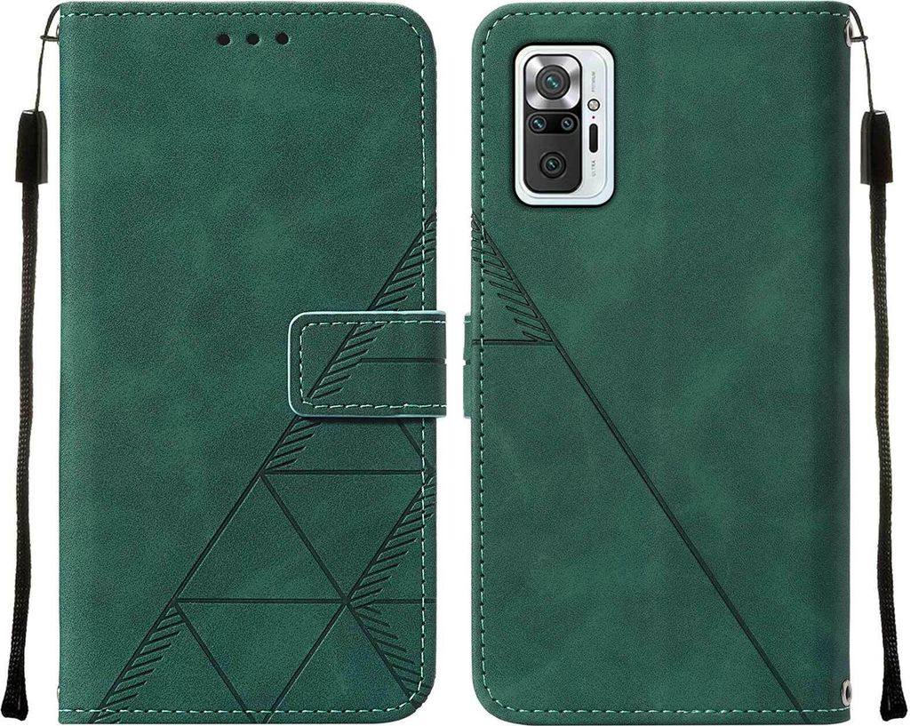 Redmi Note 10 Pro Hülle, Schlank Prägung Flip Leder Produktbild 