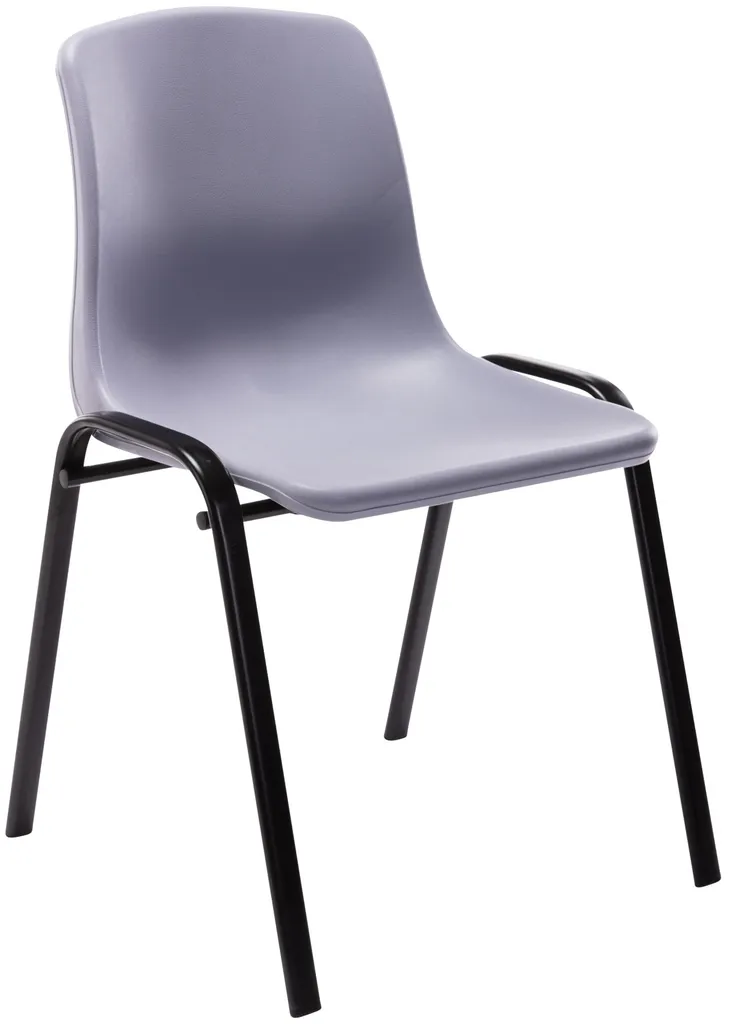 Chaise empilable grise Nowra : gagnez de la place sans sacrifier le confort