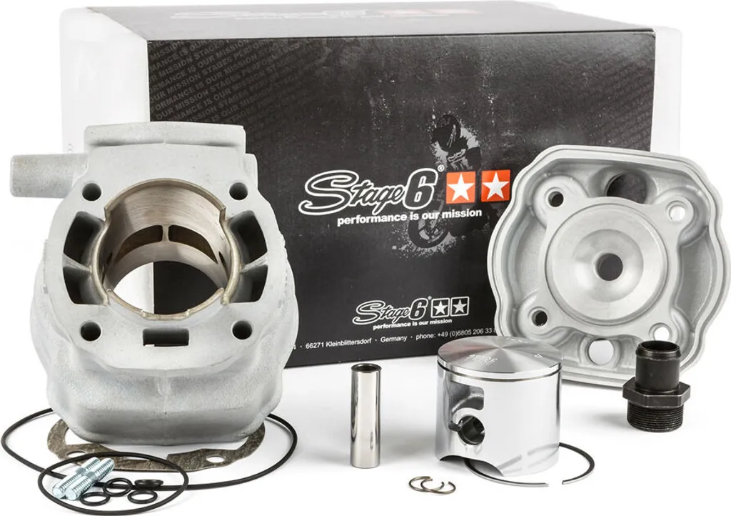 Kit 77cc Stage6 BigRacing Alu pour Derbi Euro 2 - Idéal pour Compétition