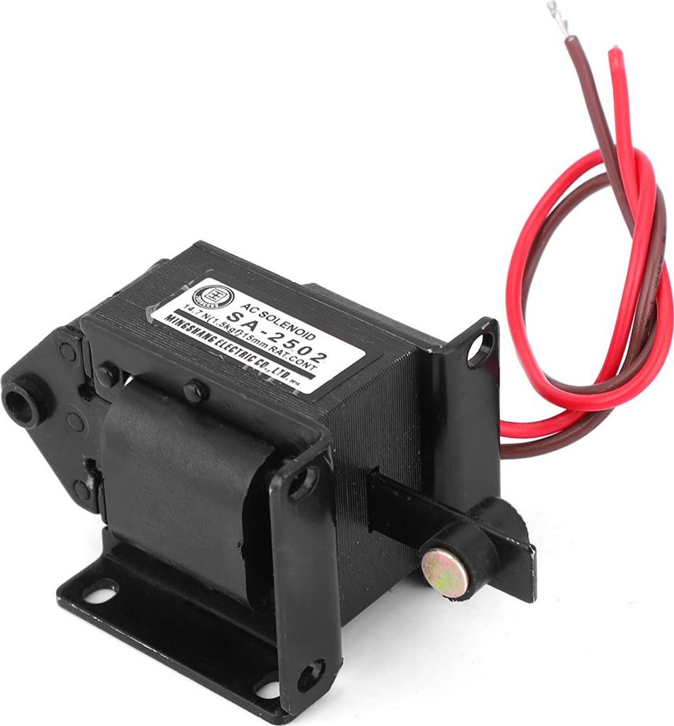 AC-Zugmagnet Elektromagnet für industrielle Automatisierung 220VAC 14.7N 15mm Hub SA-2502