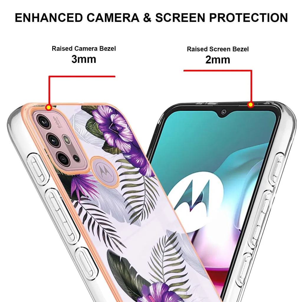 OFFERTA Custodia Motorola Moto G30/G20/G10 - Silicone Viola Shock - 4