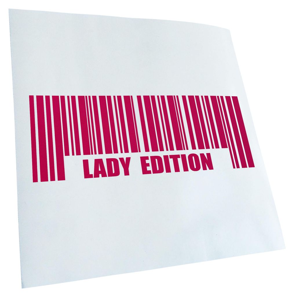 Kiwistar - Autoaufkleber - Lady Edition Girl V2 - Pink - 40x14cm - Aufkleber für Auto, Laptop, Fahrrad, LKW, Motorrad mehrfarbig JDM Decal Racing