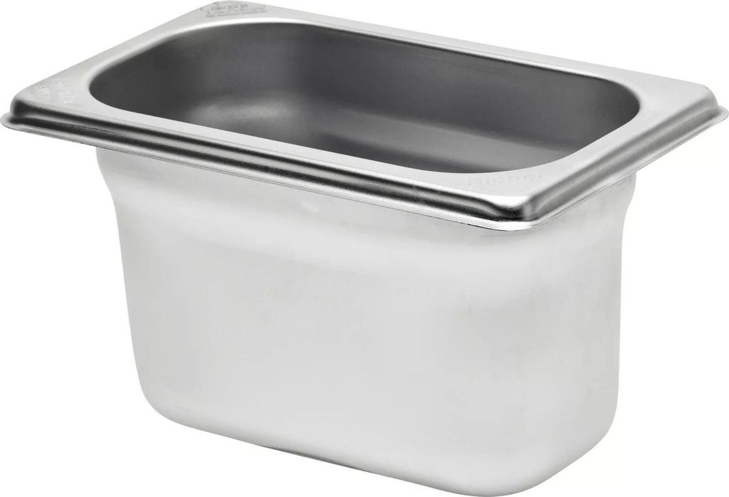 RIEBER GN-Behälter 1/9 18/10 Edelstahl, Tiefe: 100 mm, Inhalt: 0,70 Liter