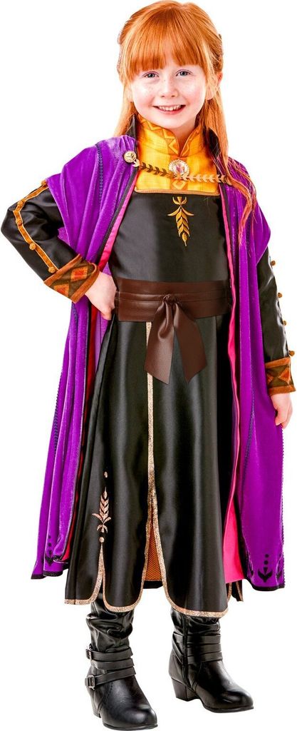 Die Eiskönigin 2 Anna Deluxe Kostüm für Kinder Kindergröße: 104