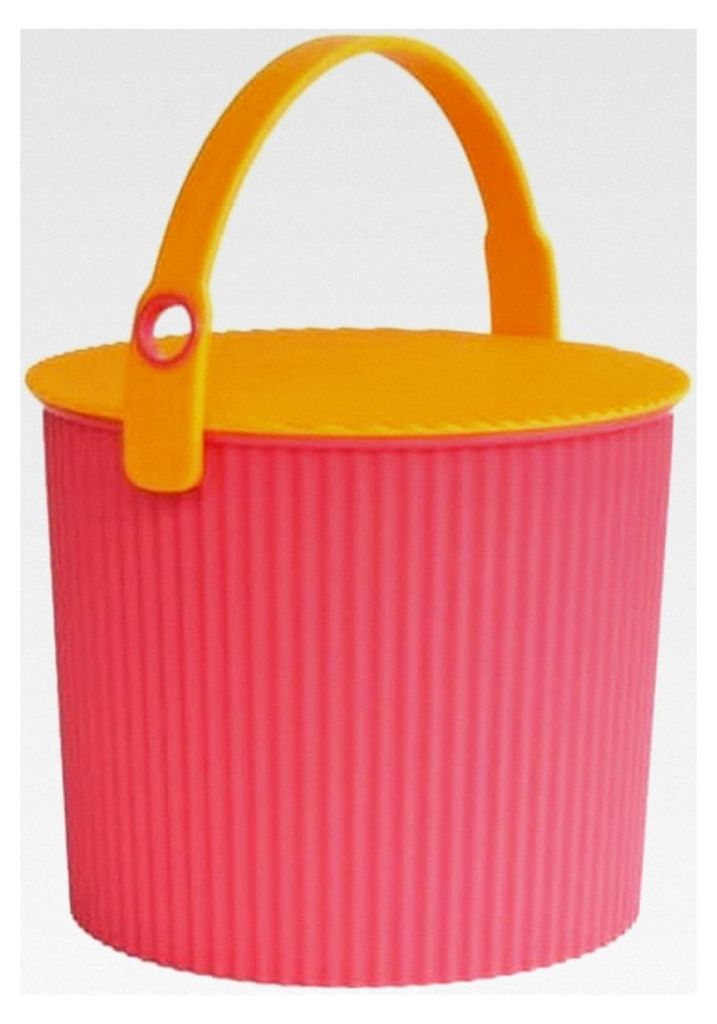 Hachiman Omnioutil Eimer S - Pink, lebensmitteltauglich (), frei von Schadstoffen und Weichmachern, frostbeständig bis -20 °C / hitzebeständig b...