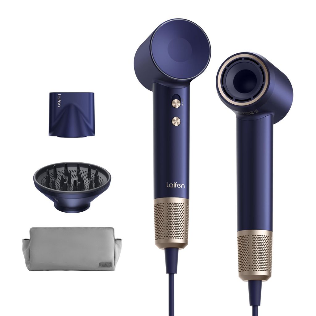 Laifen Swift Premium - Sèche-cheveux haute vitesse or/bleu Image du produit 