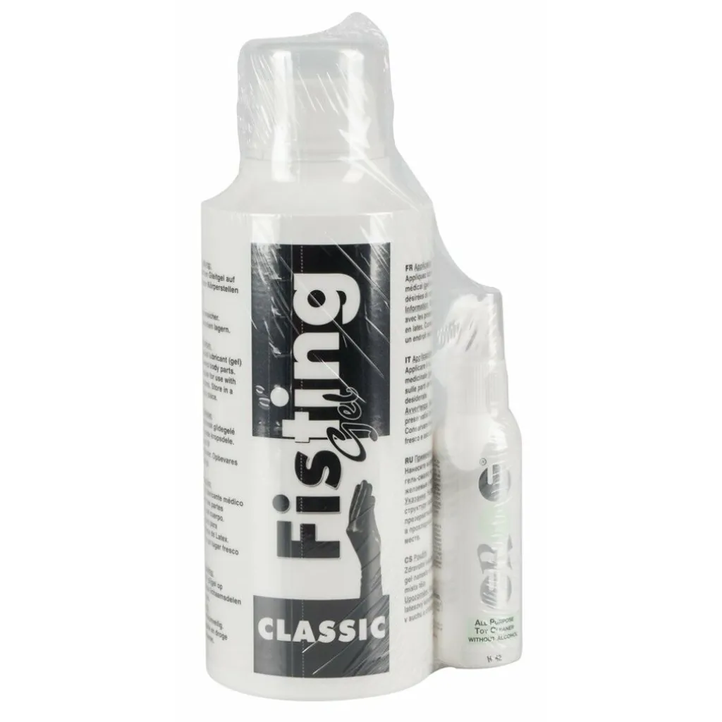 Gel fisting 500 ml haute viscosité + nettoyant purifiant inclus