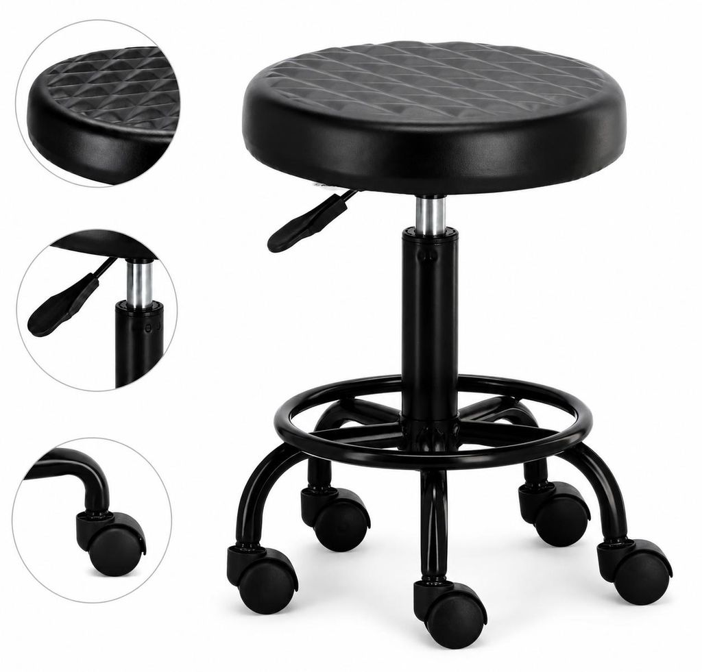Sgabello cosmetico da parrucchiere sedia hocker sella SPA Immagine del prodotto  Immagine generata dall'IA