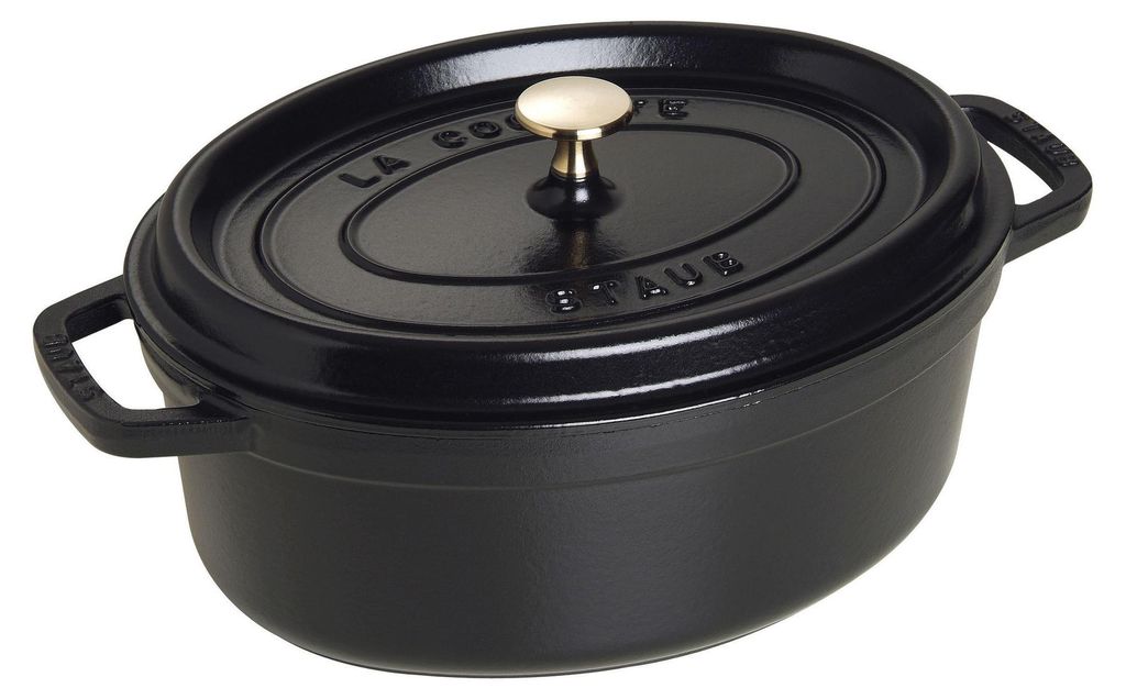 Staub Cocotte - Einzelpfanne - Schwarz - Eisenguss - 4,25 l Image du produit 