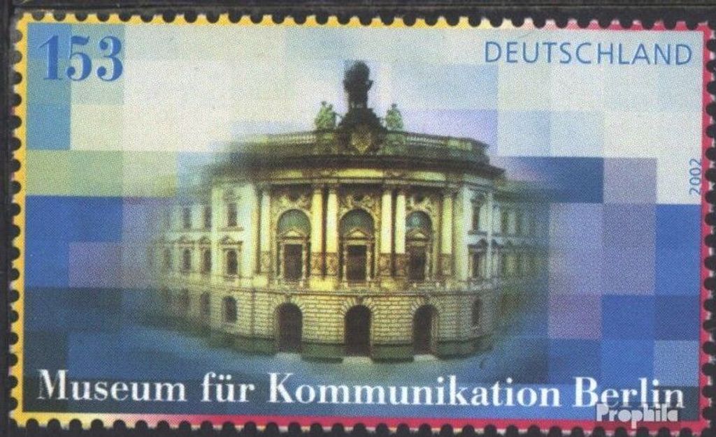 Briefmarken BRD (BR.Deutschland) 2002 Mi 2276 (kompl.Ausg.) FDC Museum für Kommunikation