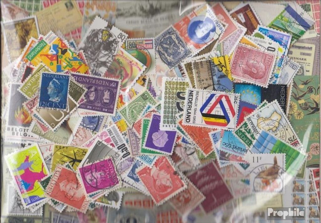 Briefmarken Westeuropa 2.000 verschiedene Marken