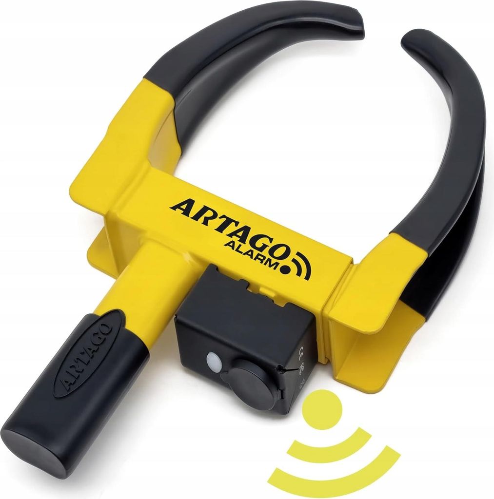 ARTAGO ART872 Blocco ruote con artiglio e allarme da 120 dB Immagine del prodotto 