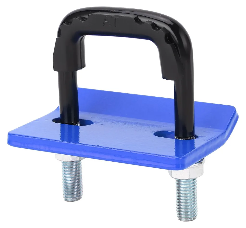 Serrage d'attelage anti-vibration en acier carbone zingué bleu 2"