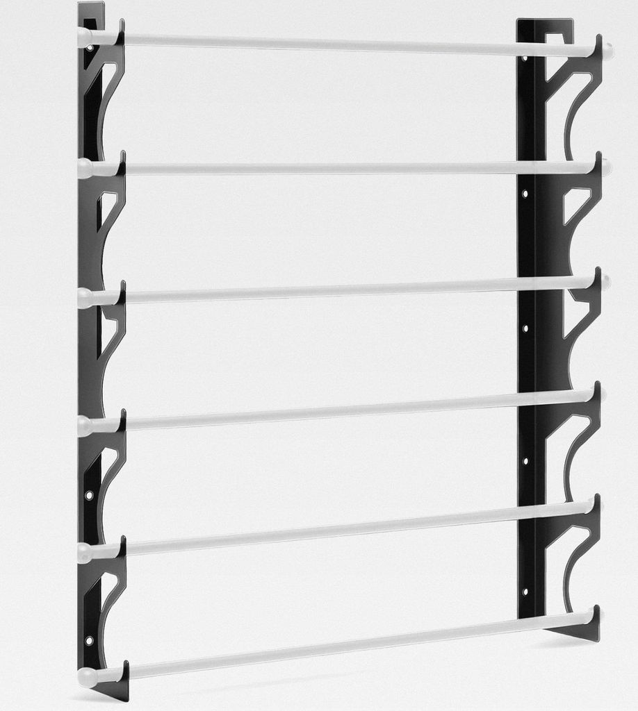 6 Rollen Vinyl Rollenhalter Einstellbare Metall Vinyl Rack Wandhalterung für Car Wrap Material Transfer Papier Klebeband Tapete Fensterfolie Garag...