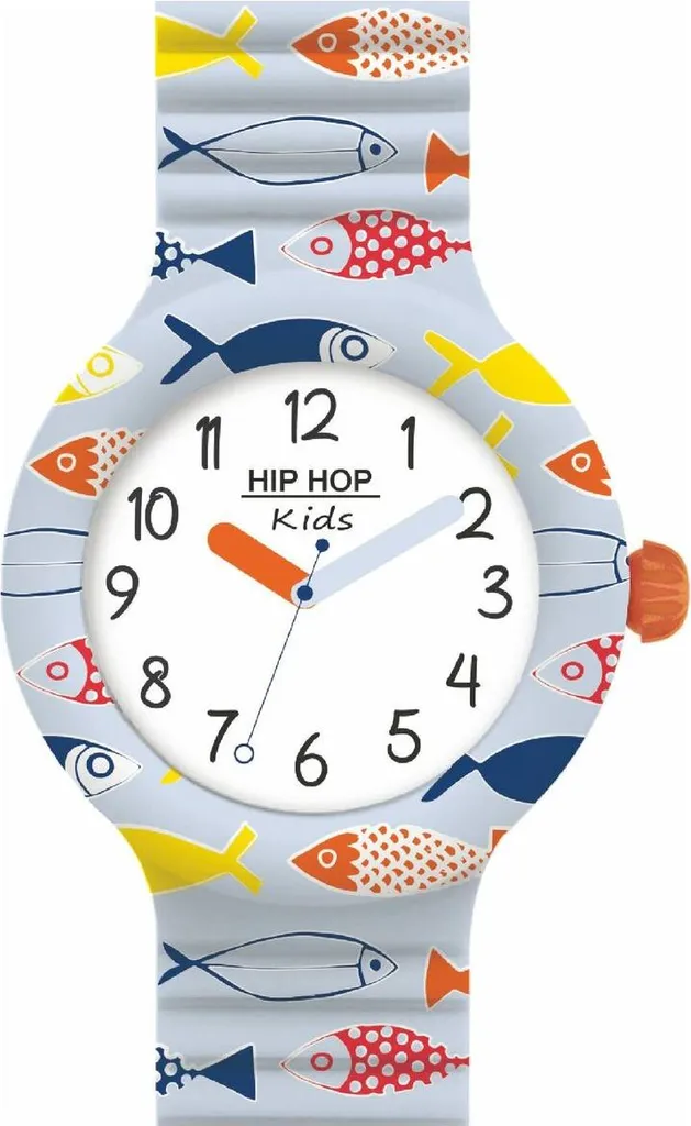 Orologio Infantil Hip Hop Relay HWU1159: Silicone Morbido e Colorato
