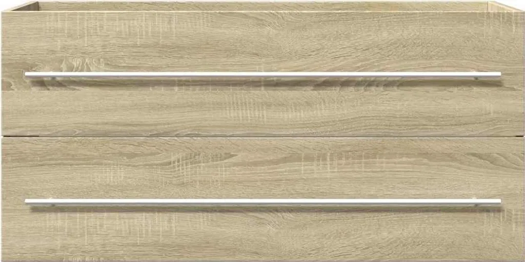 Mobile Sottolavabo Professionale 100x38,5x48 cm - Rovere Sonoma - 4
