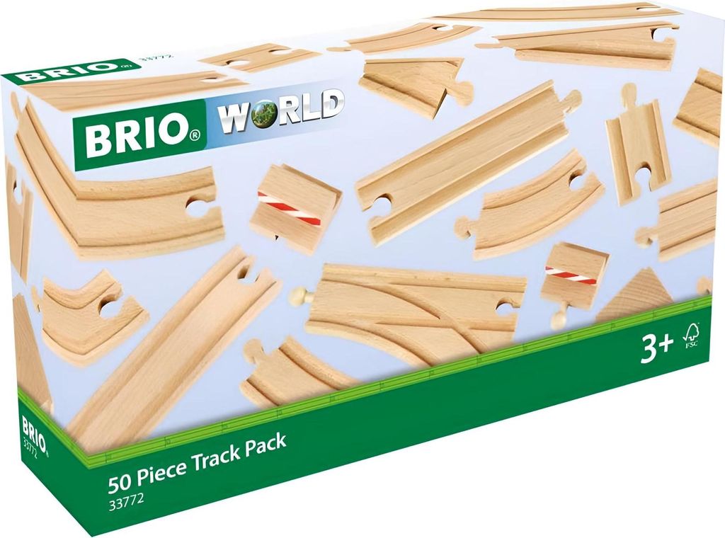 BRIO Duży asortyment torów 50 sztuk Zdjęcie produktu 