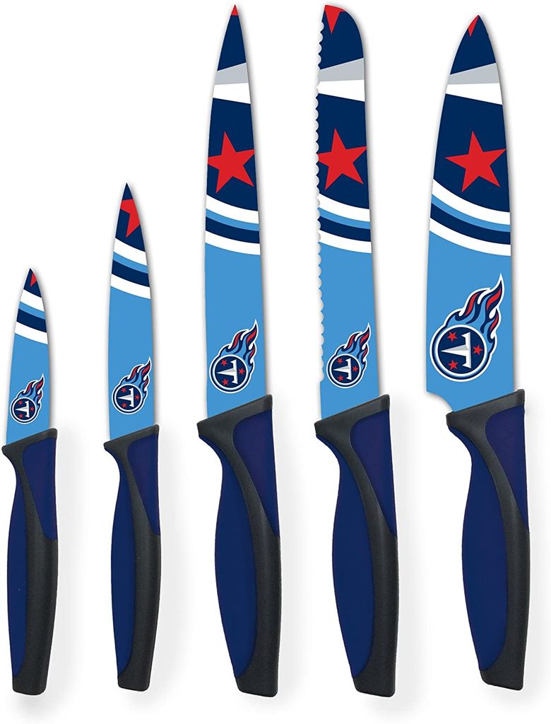 NFL Tennessee Titans Küchenmesser 5-teilig Set Football Messer Set Barbecue