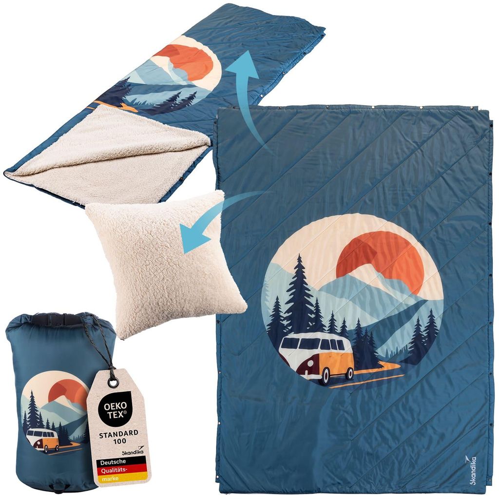 Skandika Campingdecke Liva Sherpa Bus | 4-in-1 Outdoor Produktbild 